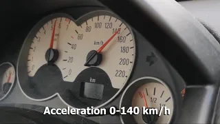 Opel Corsa C 1.8 GSi (125HP) - Acceleration & Sound