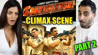 SOORYAVANSHI CLIMAX SCENE (Part 2) REACTION!! | Akshay Kumar, Ajay Devgn & Ranveer Singh