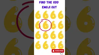 How Good Are Your Eyes #526 | Find The Odd Emoji Out | Brain Games | Spot The Difference Challenge