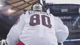 Blue Jackets goalie Matiss Kivlenieks dies from chest trauma from fireworks blast