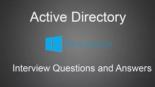 Top 20 Active Directory Interview Questions and Answers