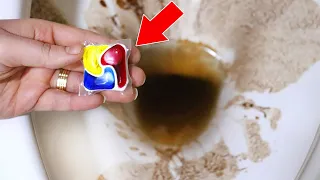 Put a Dishwasher Tablet in your Toilet Bowl and let the magic do! 💥 (CLEAN LIKE A PRO)