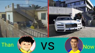 Top 10 Footballers Houses | Then and Now/Ronaldo  Messi  Neymar  Mbappe