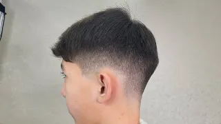 Переход с нуля в мужской стрижке.Fade haircut.