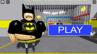 NEW BARRY BATMAN! Full GAMEPLAY Walkthrough SCARY OBBY #Roblox #obby