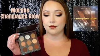 NEW Morphe Champagne Glow Artistry Palette | 1 Look & Swatches