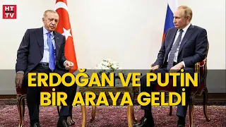 Cumhurbaşkanı Erdoğan, Rusya Devlet Başkanı Putin ile bir araya geldi