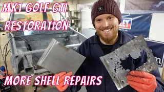 Scuttle Rain Tray Repairs - Golf Episode 13 - 1983 Volkswagen Mk1 Golf GTI  Restoration Rebuild