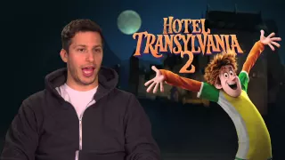 Hotel Transylvania 2: Andy Samberg "Johnny" Behind the Scenes Movie Interview | ScreenSlam