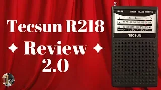 Tecsun R218 AM FM TV Band Portable Radio Unboxing & Review 2.0