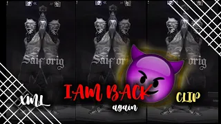 IAM BACK 🦅☄️ || XML&CLIP || By Saif orig #viral #alightmotion #xml #alightmotion