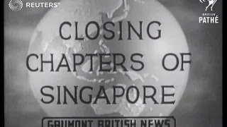The fall of Singapore (1942)