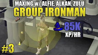 THE BEST EARLY MAGIC XP IN GROUP IRONMAN (#3) - ft. Alkan, Alfie and Zulu [OSRS]