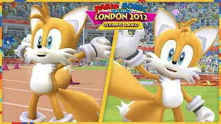 Mario & Sonic at the London 2012 Olympic Games (Wii) 4K | All Events (Tails gameplay)