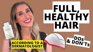 Dermatologist's Tips to Achieve Healthy, Full Hair at Home! (DOs & DON'Ts) | Dr. Sam Ellis