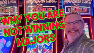 WHY YOU AREN'T WINNING MAJOR JACKPOTS #dragonlinkslotmachine #slots #casino