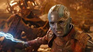 Nebula - All Fight Scenes | MCU Movies