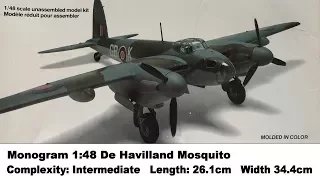 Monogram 1:48 De Havilland Mosquito Kit Review