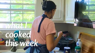 What I Cooked this Week | grocery shopping, restocking fridge, freezer, meal prepping