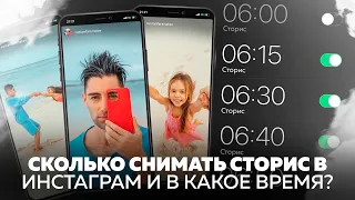 Сколько сторис в Инстаграм каждый день снимать. Когда выкладывать сторис в Инстаграм