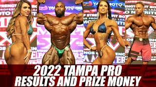 2022 Tampa Pro RESULTS and PRIZE MONEY - All Divisions