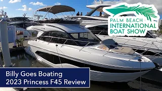 Princess Yachts F45 Walkthrough at 2023 Palm Beach International Boat Show