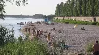 beach Dnieper River, 2015 Screensaver Кременчуг