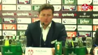 Pressekonferenz nach dem Auswärtsspiel in Frankfurt