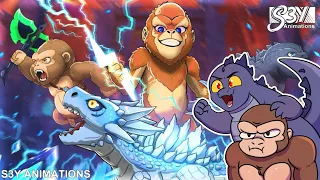 Godzilla X Kong React To Baby Godzilla x Kong: Scar King vs Shimu– Animation 23