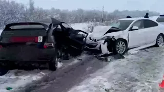 24.12.2023г - «На дороге каша из грязи и снега». Два человека погибли в ДТП в Волгоградской области.