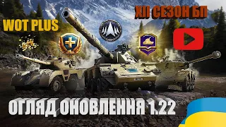 XII СЕЗОН БП, КОЛІСНИКИ, РОЗШИРЕННЯ WOT PLUS, РЕБАЛАНС ТЕХНІКИ ТА МАП | НОВИНИ WOT |  #WOT_UA