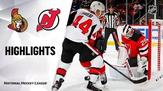 Оттава - Нью-Джерси / NHL Highlights | Senators @ Devils 11/13/19
