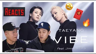 TAEYANG - 'VIBE (feat. Jimin of BTS)' M/V Alvin & Danny REACTS