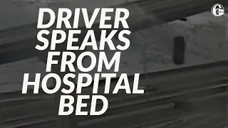 Milwaukee car off bridge: Driver who plunged 70 feet off overpass speaks out from hospital bed