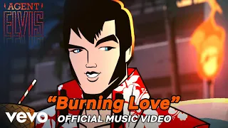 Elvis Presley - Burning Love (Agent Elvis - Official Animated Music Video)