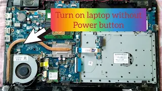 How to turn on laptop without power button || HP Laptop notebook || 2021