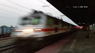 First Run of 02287 Sealdah - Bikaner Duronto Express Special with HWH WAP 7 after 1 year !!