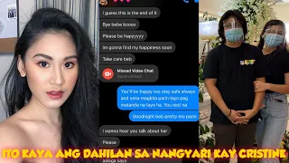 CONVERSATION NILA CRISTINE DACERA AT NG EX-BOYFRIEND NIYA INILABAS NA