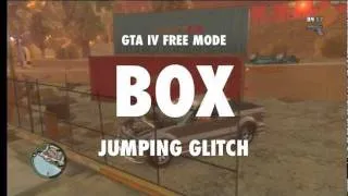 GTA IV Box Jump Glitch in XBOX 360 Free Mode