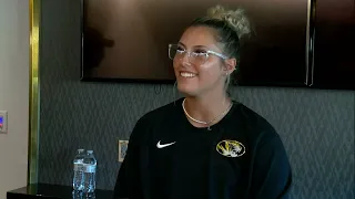 Full press conference with Mizzou pitcher Laurin Krings after the NCAA Softball Selection ...