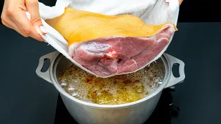 Don't cook the pork knuckle until you see this trick! It will conquer you!