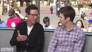 Extra: Grant Gustin and Tom Cavanagh Answer Fans Facebook Questions