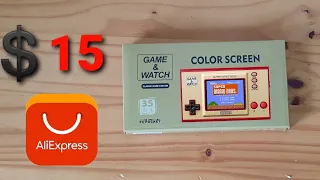 Cheap Game & Watch clone Unboxing from AliExpress