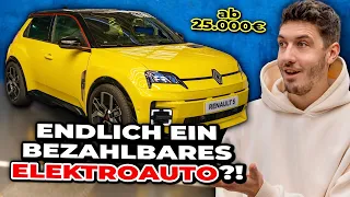 Endlich ein BEZAHLBARES Elektroauto?! (ab 25.000€) 🤔 Renault 5 E-Tech | Dominik Fisch