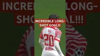 INCREDIBLE LONG-SHOT GOAL🤯💥!!! #shorts #leipzig #viral