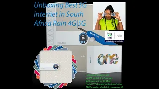 Unboxing The101™ Rain 4G|5G smart router + FREE mobile for 2 phones Wifi speeds from 30 Mbps