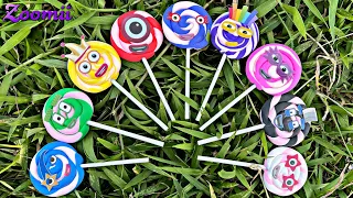 Mixing”Lollipops” Numberblocks Clay Slime! | Satisfying Slime Video!★ASMR★