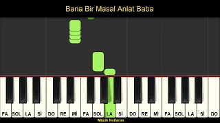 Bana Bir Masal Anlat Baba Melodika Org Notaları