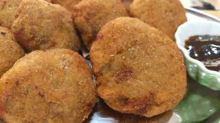 PORPETA FRITA DE BOTECO - BOLINHO DE CARNE - COMIDA DE BOTECO - UBERLÂNDIA/MG