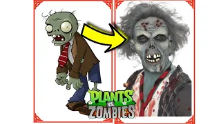 PLANT VS ZOMBIES CHARACTERS IN REAL LIFE